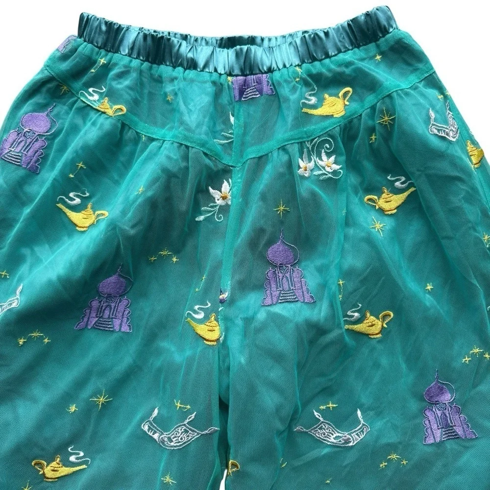 Disney Hanna Andersson Girl Princess JasmineBirthday Party Pants sz L 8 9 10 12
